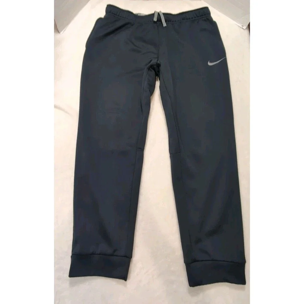 NIKE LOGO THERMA FIT MENS XL NAVY SWEATPANTS  GUC